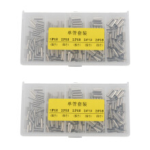 500Pcs Single Crimping Sleeve Fishing Wire Leader Copper Tube Connector Fishing Accessories Tube