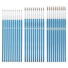45 stuks kleine detailverfkwasten, 3 maten 0 00 00 Fijne lijnkwasten D