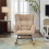 Adjustable Fabric Rocking Chair with Footrest 5