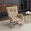 Adjustable Fabric Rocking Chair with Footrest 8