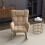 Adjustable Fabric Rocking Chair with Footrest 9