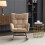 Adjustable Fabric Rocking Chair with Footrest 10