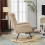 Adjustable Fabric Rocking Chair with Footrest 11
