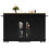 (Black) Modern Kitchen Island – 151.5x60x91.7cm, Black 11