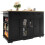 (Black) Modern Kitchen Island – 151.5x60x91.7cm, Black 5