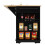 (Black) Modern Kitchen Island – 151.5x60x91.7cm, Black 7
