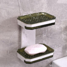 Porte-savon Quinlirra avec système d'évacuation, porte-savon portable pour salle de bain et douche, boîte à savon pour la maison, cadeau pour