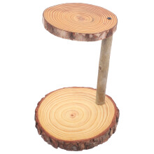 Support à gâteaux pour balcon, base pour jardinière, étagères décoratives en bois massif, pot de fleurs