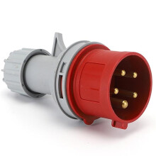 Industrial Plug and Socket Waterproof Connector 5PIN 32A Waterproof Electrical Connection Wall Mount Socket EU Plug