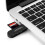jixopn Micro USB+USB2.0OTG minnekortleser leseenhetsadapter for PC Android 4