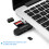 jixopn Micro USB+USB2.0OTG minnekortleser leseenhetsadapter for PC Android 6