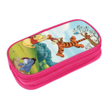Odolné puzdro na ceruzky Winnie The Pooh, veľké úložné puzdro na perá, taška na školské potreby, kancelária, vysokoškoláčky,