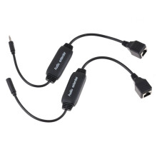Prolunga Audio da 3,5 mm da 100 M Cavo di Rete da 3,5 mm Audio A RJ45 Prolunga La Trasmissione del Segnale del Lettore Fino A 100 M