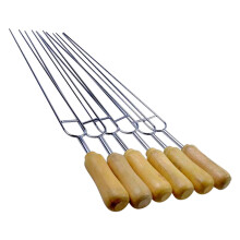 Fourchettes Ă barbecue en acier inoxydable en liquidation, longues brochettes Ă chiche, brochettes pour cuisine, salle Ă manger et bar en promotion