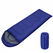 (Blue) Camping-Schlafsack, leicht, für 4 Jahreszeiten, warmer Umschlag, Rucksackreisen, Outdoor, Mumienbaumwolle, Winterschlafsack