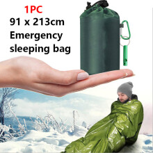 (OSB-1) Tragbarer wasserdichter Notfall-Überlebensschlafsack, Wandern, Campingausrüstung, Thermo-Biwaksack, Erste-Hilfe-Rettungsset,