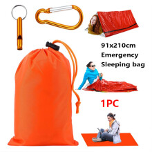 (OSB-2) Tragbarer wasserdichter Notfall-Überlebensschlafsack, Wandern, Campingausrüstung, Thermo-Biwaksack, Erste-Hilfe-Rettungsset,