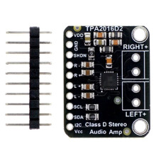 Digitale Geluidsversterkerkaart Stereo Klasse D Audiovermogensversterkermodule TPA2016D2 2,8W voor I2C AGC-Versterking