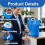 Foldable Water Container with Tap for Camping, Portable Water Storage Solution, 5L and 10L 3