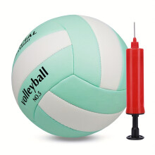 (A) Neuer Volleyball, PVC-Material für den Innen- und Außenbereich, Universalgröße 5, innovative Farbe Lake Blue/Macaron, weiche