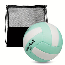 (B) Neuer Volleyball, PVC-Material für den Innen- und Außenbereich, Universalgröße 5, innovative Farbe Lake Blue/Macaron, weiche