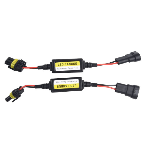2x9005/9006 LED-Scheinwerfer Canbus-Decoder Fehler-Anti-Flimmer-Widerstand Kompensator 1