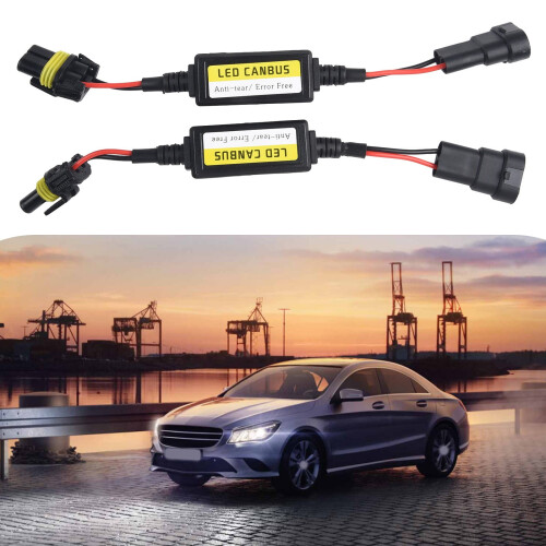 2x9005/9006 LED-Scheinwerfer Canbus-Decoder Fehler-Anti-Flimmer-Widerstand Kompensator 2