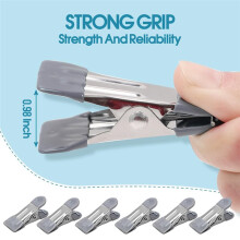 Clothes Pins Heavy Duty 30 Pack - 2.17 Inch Metal Chip Clips, Clothespins for Photo Drying Clothesline Laundry Sock