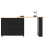 (Black, MDF) Black Multifunctional Swivel Bar Table, 138-209 cm 14