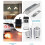 Wireless Remote Control  30A 1CH Relay Receiver Controller + AB Transmitter for Light Motor Pump Gate 315Mhz 3