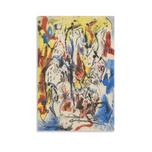 Affiche d'art abstrait de Willem De Kooning 61 x 91 cm - Décoration murale moderne, impression sur toile, peintre américain, cadeau esthétique