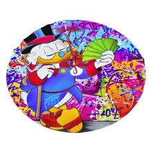 Jupe de sapin de Noël Donald Duck, douce et amusante, pour une décoration de Noël champêtre de 91 cm (36 pouces).