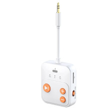 Adaptador de Receptor de Audio Inalámbrico 6.0 TF de 3.5mm AUX para Dos Dispositivos para TV y Altavoces de Coche