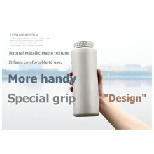 Zuivere Titanium Waterfles met Enkele Wand voor Koffie en Thee, Draagbaar, Ideaal voor Buitenactiviteiten, Kamperen en Reizen, 1200 Ml