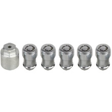 00276-00900 00276-00901 4Nuts+1Key Anti-Theft 45MM Height Wheel Lock Lug Nuts Set for M14/M12 X1.5