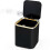 Mini Table Trash Can with Lid 2L, Small Kitchen Trash Can (Black) (AAA) 1