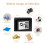 Safe Fireproof Safe with Fireproof Money Bag Sensor Light Digital Keypad Home Safe Adjustable Shelf Security Safe 2