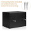 Safe Fireproof Safe with Fireproof Money Bag Sensor Light Digital Keypad Home Safe Adjustable Shelf Security Safe 6