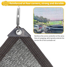 (2MX3M) 40% Shade Cloth Greenhouse Shading Net With Grommets, 2x 4m Sunblock Shade Cloth For Garden, Pergola