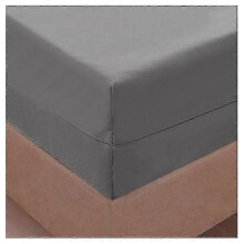 (Queen 152X203X46cm, gray) 6 Sides Fully Enclosed Waterproof & Dust-proof Mattress Cover with Zipper for Double Bed