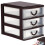 Multifunctional 3-Layer Plastic Drawer Storage Box with Translucent Design for Desktop Organization 2