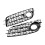 1set Front Bumper Grille(Left / Right) 8K0807681C 8K0807682C for  A4 B8 S4 4