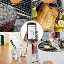 Wireless Meat Thermometer 5-10 Mins Quick Charge