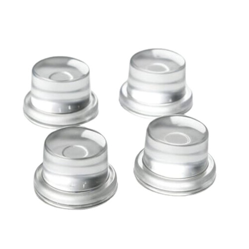 4Pcs Transparent Soft Silicone  Wall Protector Adhesive Rubber Bumper 1