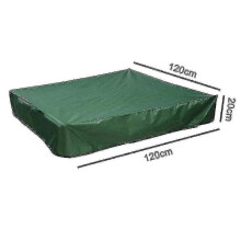 (Green, 200x200x20cm) Waterproof Sandpit Cover, Tarpaulin Sandpit Cover, Toy Sandpit Cover - CHUNC
