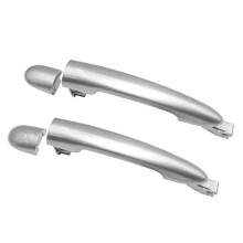 1 Par de Manijas de Puerta Delantera con Pestillo Exterior Cromado para  Koleos 09-18 (80640-JY01A y 80647-JY01A)