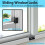 Window Locks,Sliding Window Locks with Key,Easv to Install,Adjustable Security Window Lock for Patio Bedroom Home, 8PCS 3