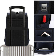 (A422 black) Thermal Lunch Backpack Cooler Backpack 12 Cans Cooler Bag Waterproof Insulated Cooler Pack for Travel Camping Hiking