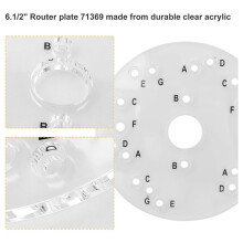 71369 Supporto per Fresatrice In Acrilico Trasparente per , per , per , per Cable, per , Supporto di Ricambio Resistente