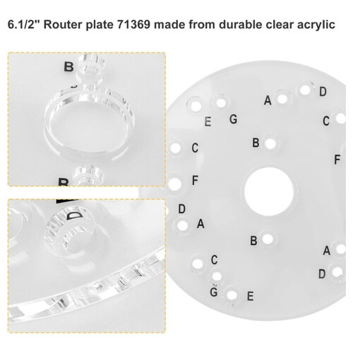 71369 Transparent Acrylic Router Stand for , , ,  Cable, , Durable Router Stand Replacement